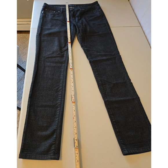 Prana Jeans Women's 10/30 Black Charcoal Wash Skinny - Picture 13 of 15